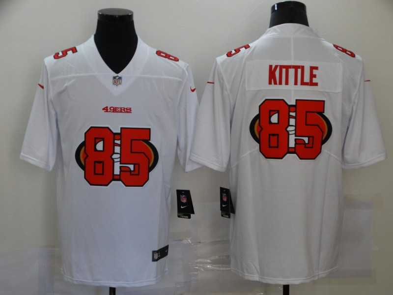 Nike 49ers 85 George Kittle White Shadow Logo Limited Jersey,We sell and wholesale Nike 49ers 85 George Kittle White Shadow Logo Limited Jersey on line form chian!